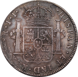 Mexico 1814-JJ Silver 8 Reales EF