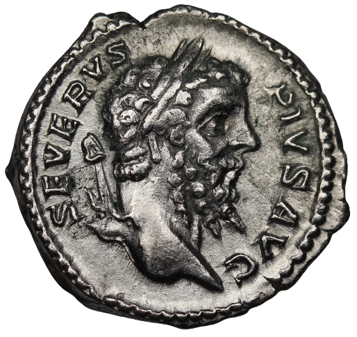 Lucius Septimius Severus 193-211AD Silver Denarius gVF/aEF