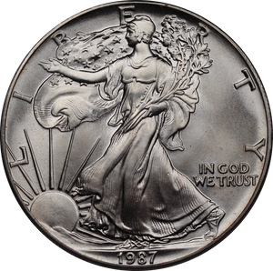 USA 1987 1oz Silver Eagle Coin