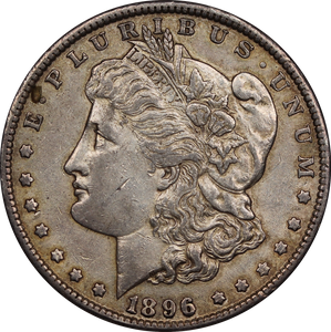 USA 1896 Morgan Dollar aVF