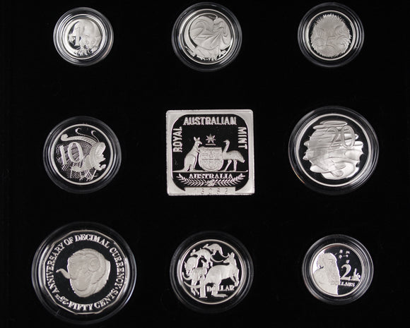 1991 Masterpieces in Silver Coin Set