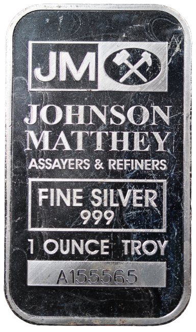 Johnson Matthey 1oz Silver Minted Bar