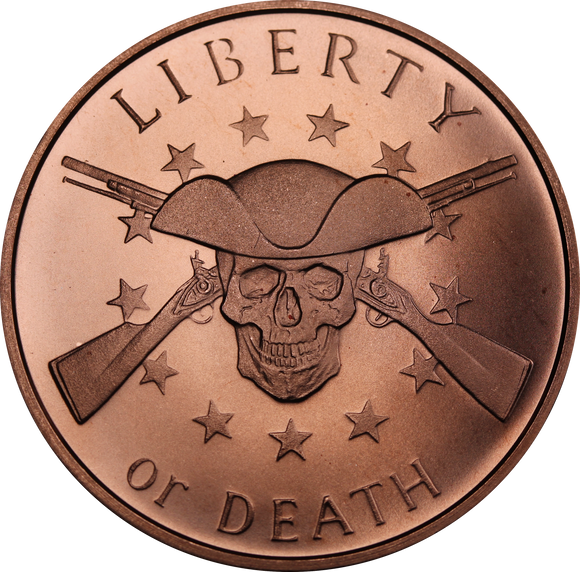 2023 Liberty or Death 1oz Copper Round 2023