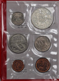 1966 Uncirculated Year Set in Red Wallet