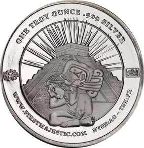 2021 First Majestic Mayan 1oz Silver Round