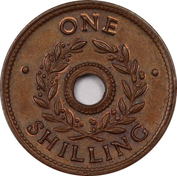 1943 One Shilling Internment Token UNC