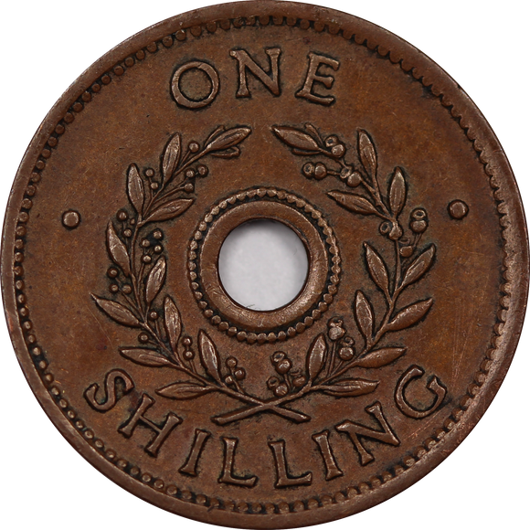 1943 One Shilling Internment Token Very Fine