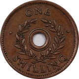 1943 One Shilling Internment Token Very Fine