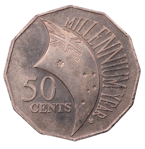 2000 Millennium 50c Coin