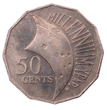 2000 Millennium 50c Coin