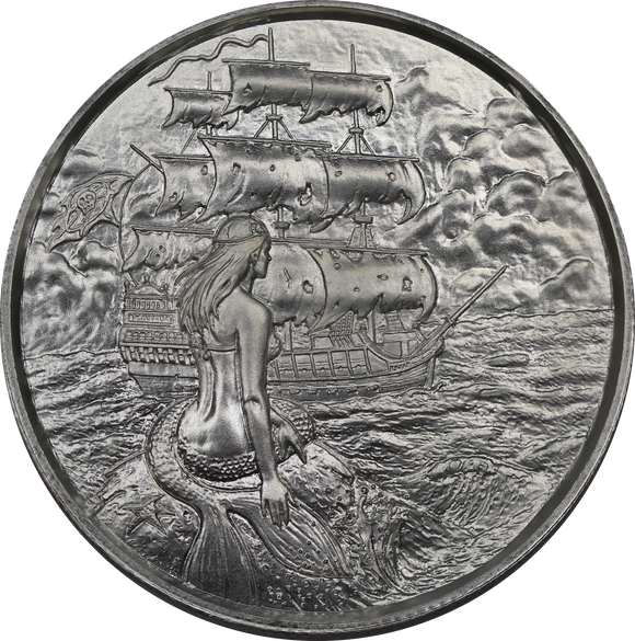 Privateer Collection - Siren Ultra High Relief 2oz Silver Round