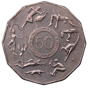 2005 Commonwealth Games 50c Coin