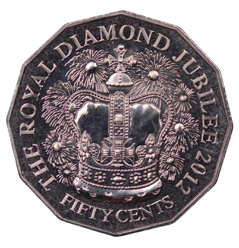 2012 Jubilee 50c Coin