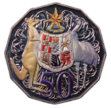 2012 Coloured Coat of Arms 50c Coin