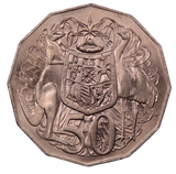 1971 Coat of Arms 50c Coin