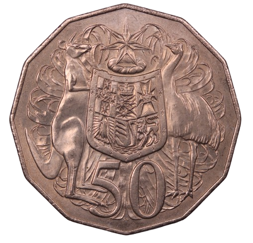 1979 Coat of Arms 50c Coin