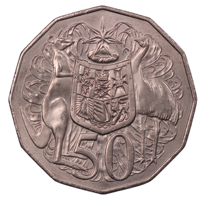 1983 Coat of Arms 50c Coin