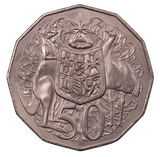 1983 Coat of Arms 50c Coin