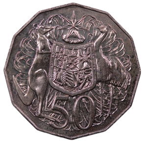 1996 Coat of Arms 50c Coin