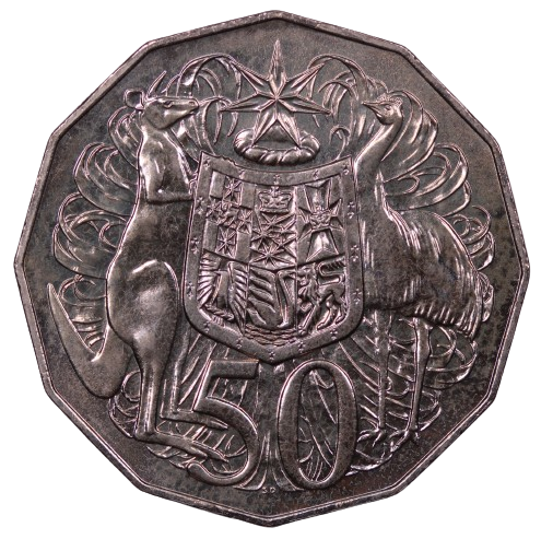 1996 Coat of Arms 50c Coin