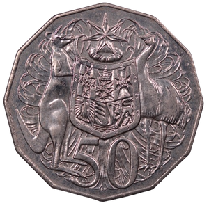 2009 Coat of Arms 50c Coin