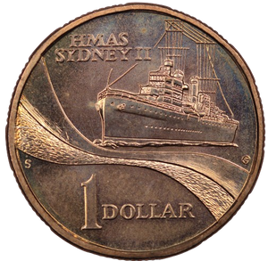 2000 HMAS Sydney $1 Coin