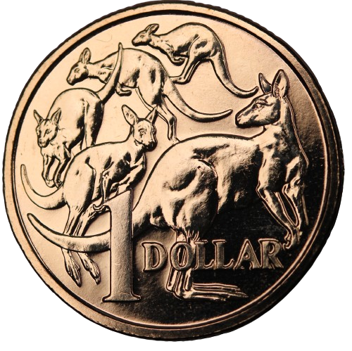 2015 Mob of Roos $1 Coin