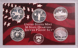 USA 1999 Silver Proof State Quarters Set