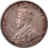 India-British 1913 Rupee VF