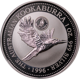 1996 Kookaburra Naming of Swan River and Rottnest Island Privy 1oz Silver Coin