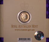 2013 Coronation Purple Coloured $2 C Mintmark Coin in Card