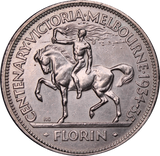 1934/35 Centenary Florin gEF