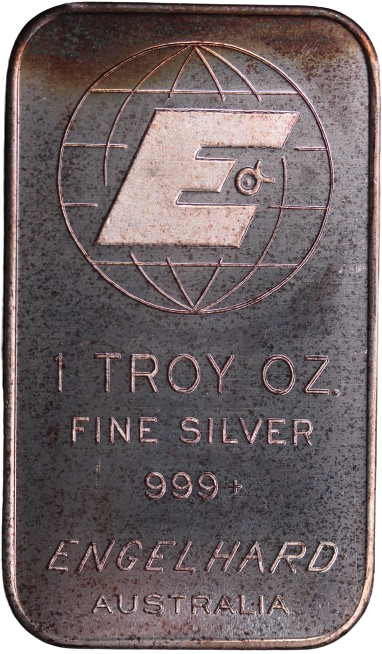 Engelhard 1oz Silver Bar c. 1980s