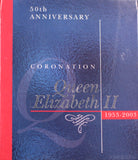 2003 50th Anniversary of QEII Coronation 50c Silver Proof Coin