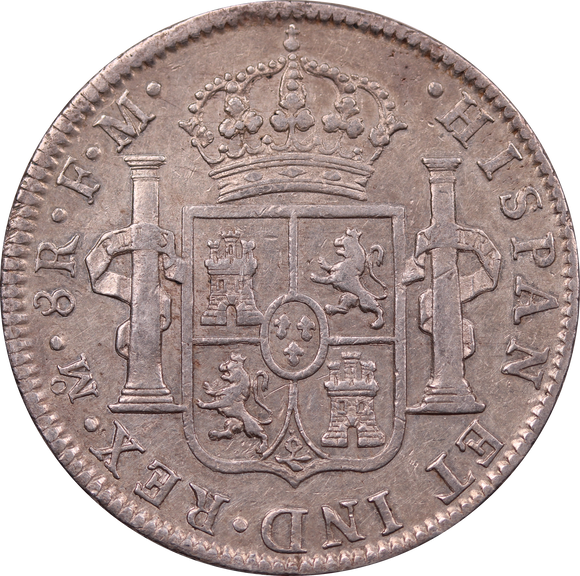 Mexico 1798 Silver 8 Reales Charles IIII VF