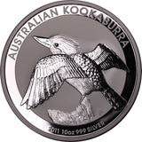 2011 Kookaburra 10oz Silver Bullion Coin