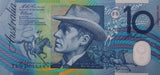 1993 $10 Blue Dobell Fraser/Evans Red Serial Numbers UNC