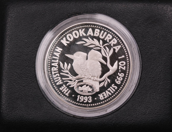 1993 Kookaburra Sydney Opera House 1oz Silver Coin