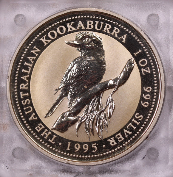 1995 Kookaburra 1oz Silver Coin