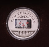 2008 Rum Rebellion 1oz Silver Proof Coin