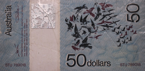 1977 $50 Polymer CSIRO Test Note Fine