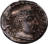 India 223AD Silver Drachm Rudrasimha I gVF