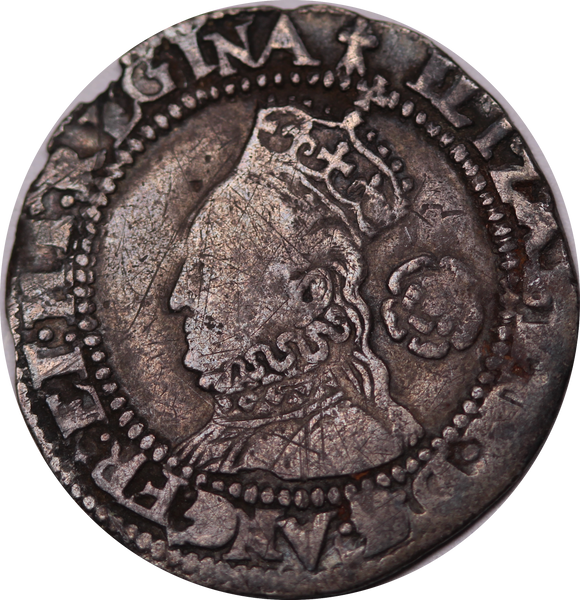 GB 1572 Elizabeth I Silver Threepence aVF