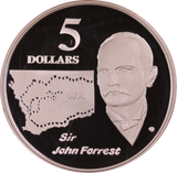 1994 Silver $5 Explorers - John Forrest