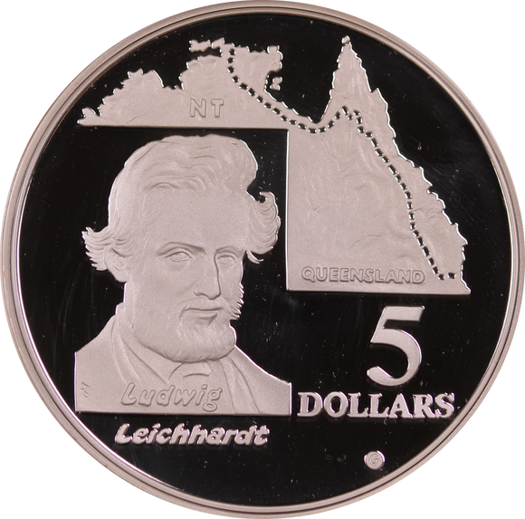 1994 Silver $5 Explorers - Ludwig Leichhardt