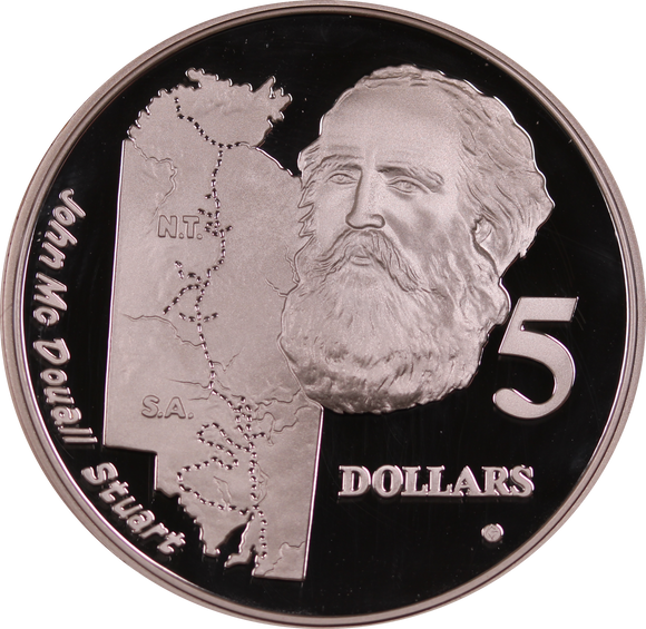 1994 Silver $5 Explorers - John McDouall Stuart