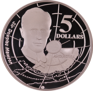 1994 Silver $5 Explorers - Douglas Mawson