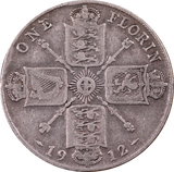 GB 1912 Florin Circulated