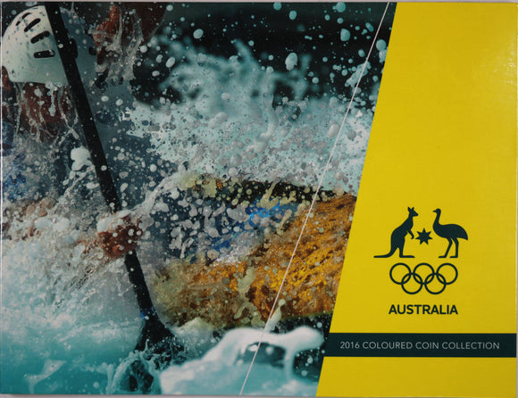 2016 Australian Olympic Team 5 Coloured Coin Collection - Kayaking Cover