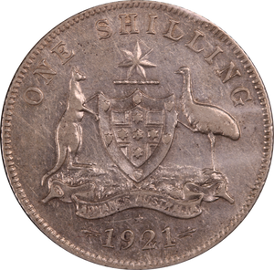 1921 Star Shilling gFine